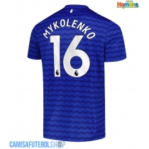 Camisa de time de futebol Everton Vitaliy Mykolenko #16 Replicas 1º Equipamento 2025-26 Manga Curta